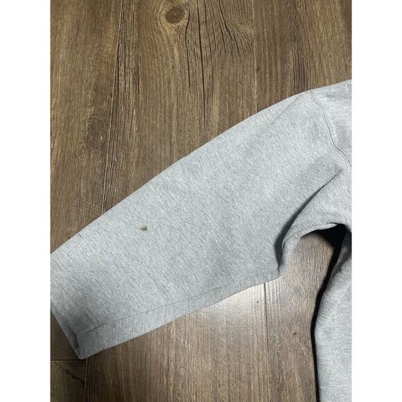 Vintage Tommy Hilfiger Sweatshirt Hoodie Womens Small Gray 90s Cropped Pullover - Picture 4 of 5